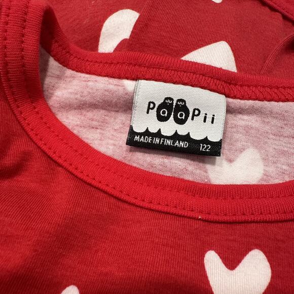 Paapii Red Hearts Long Sleeve Shirt - Picture 5 of 6